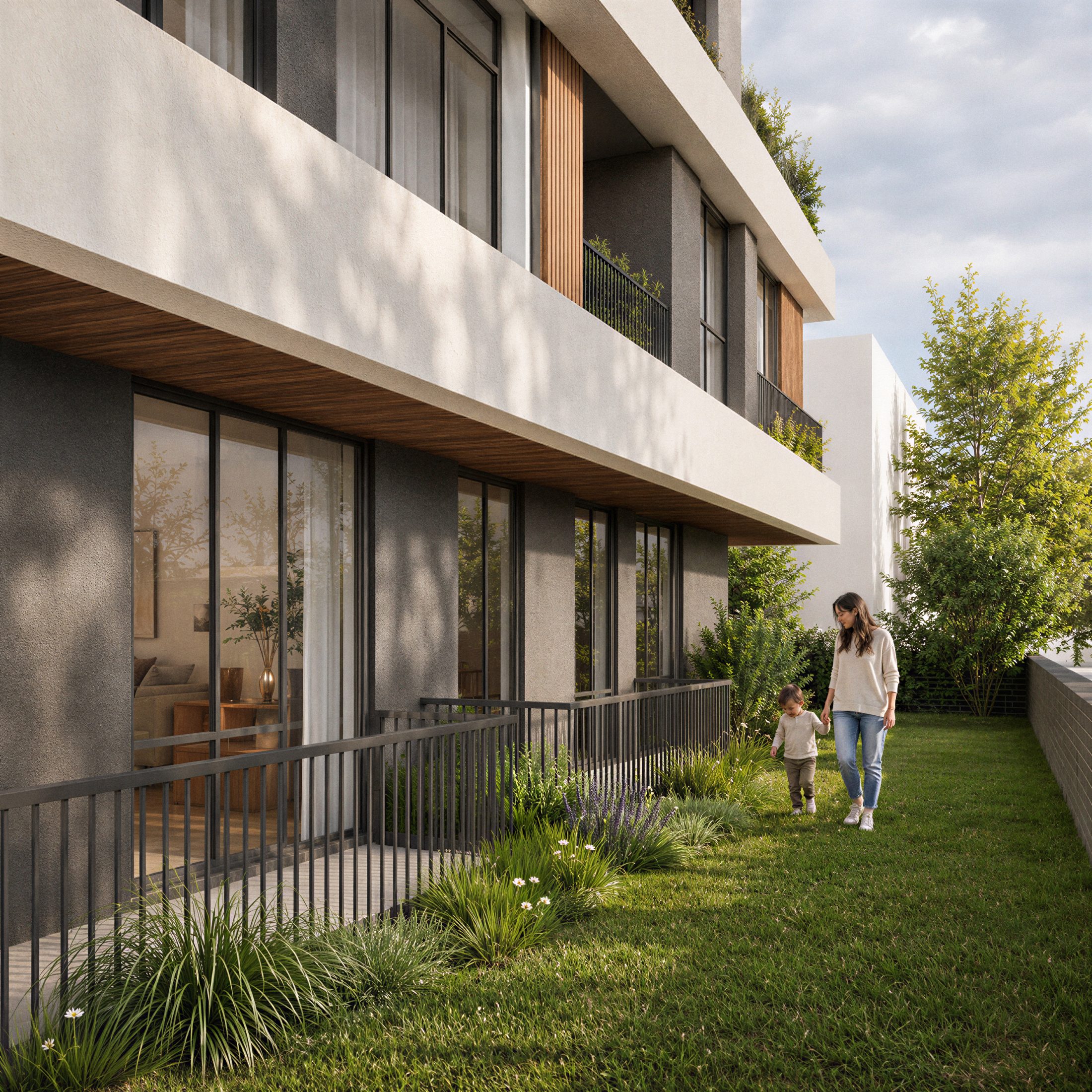 Sefer Apartmanı, bahçe