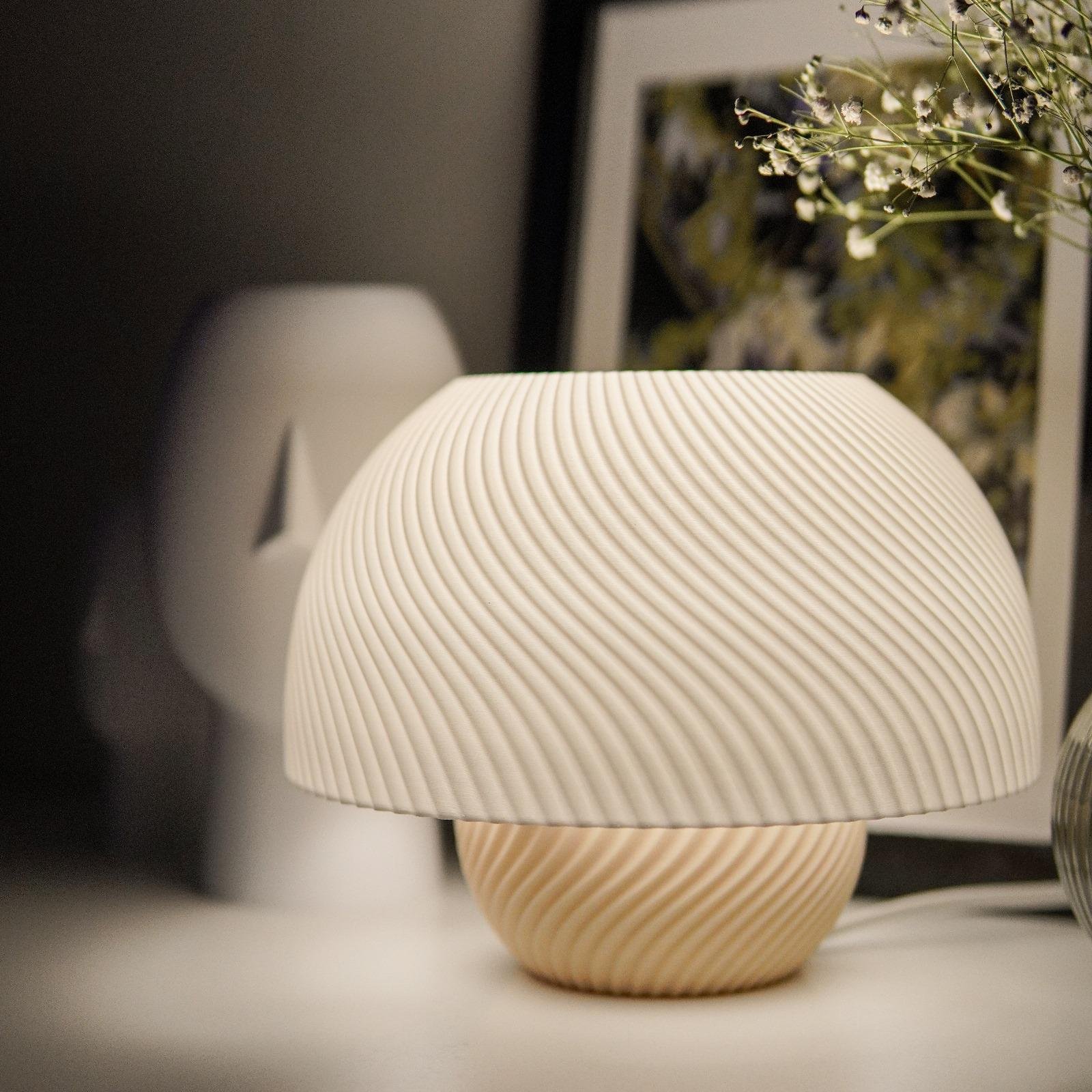 Lamp, mantar formunda lamba detayı